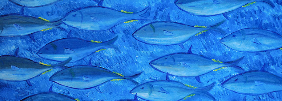 side of painted pottery in Sicily