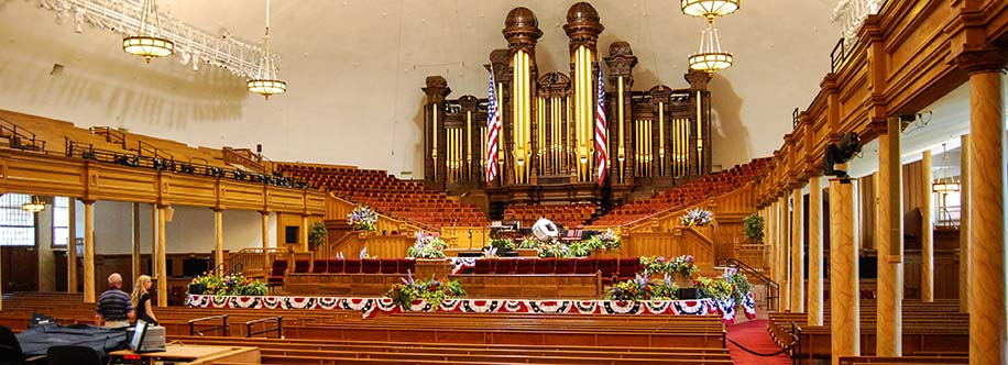 Salt Lake Mormon Tabernacle pipe organ Salt Lake City, Utah
