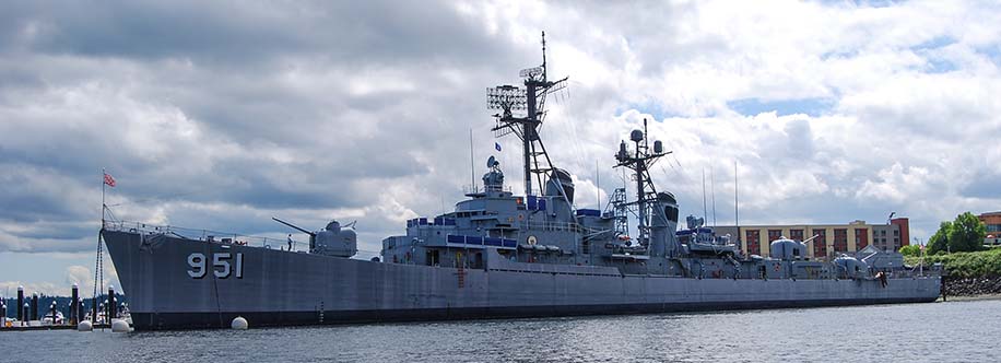 Vietnam-era historic DD Turner Joy Museum Bremerton, Washington